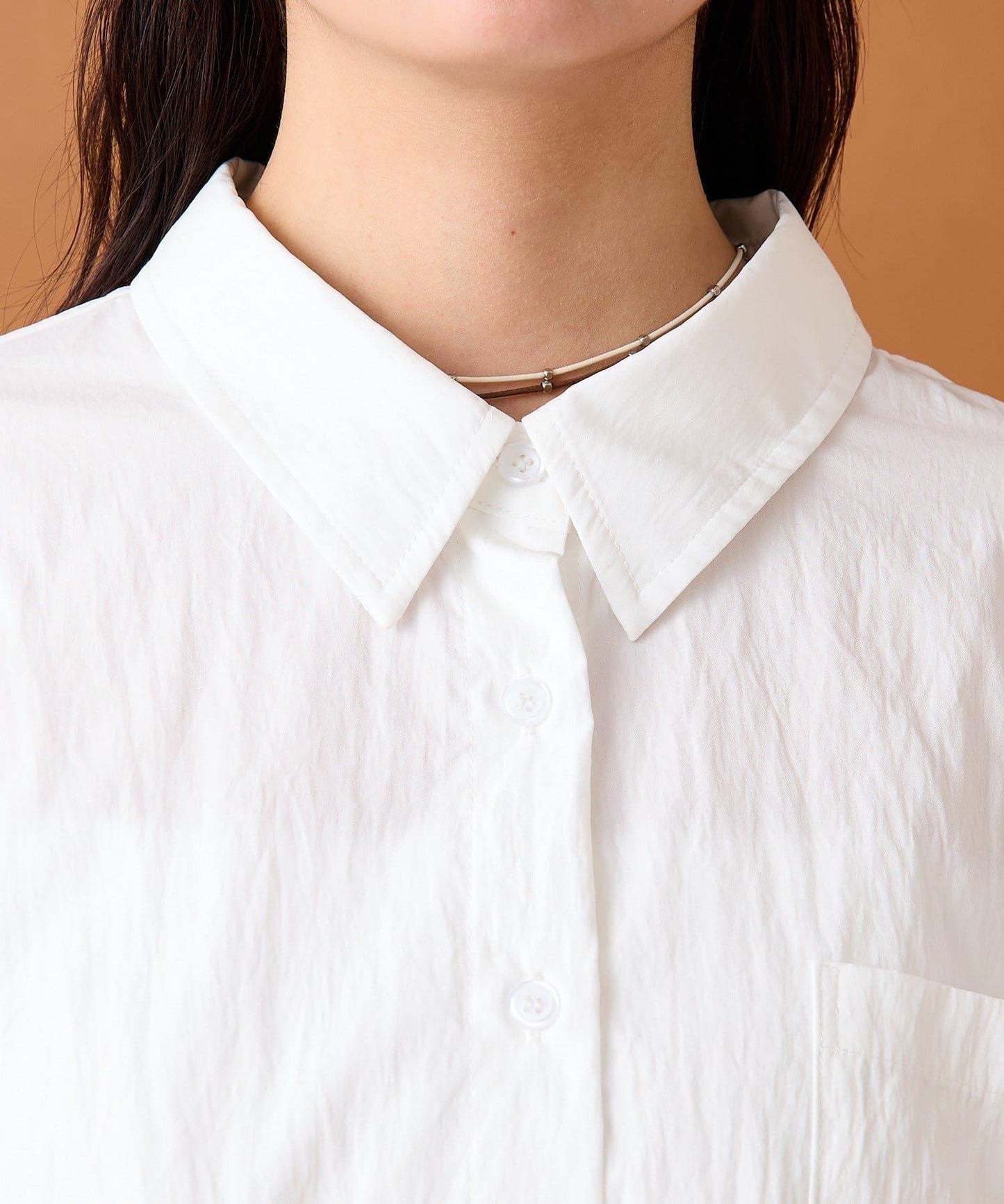 【mystic】蕾絲拼接襯衫