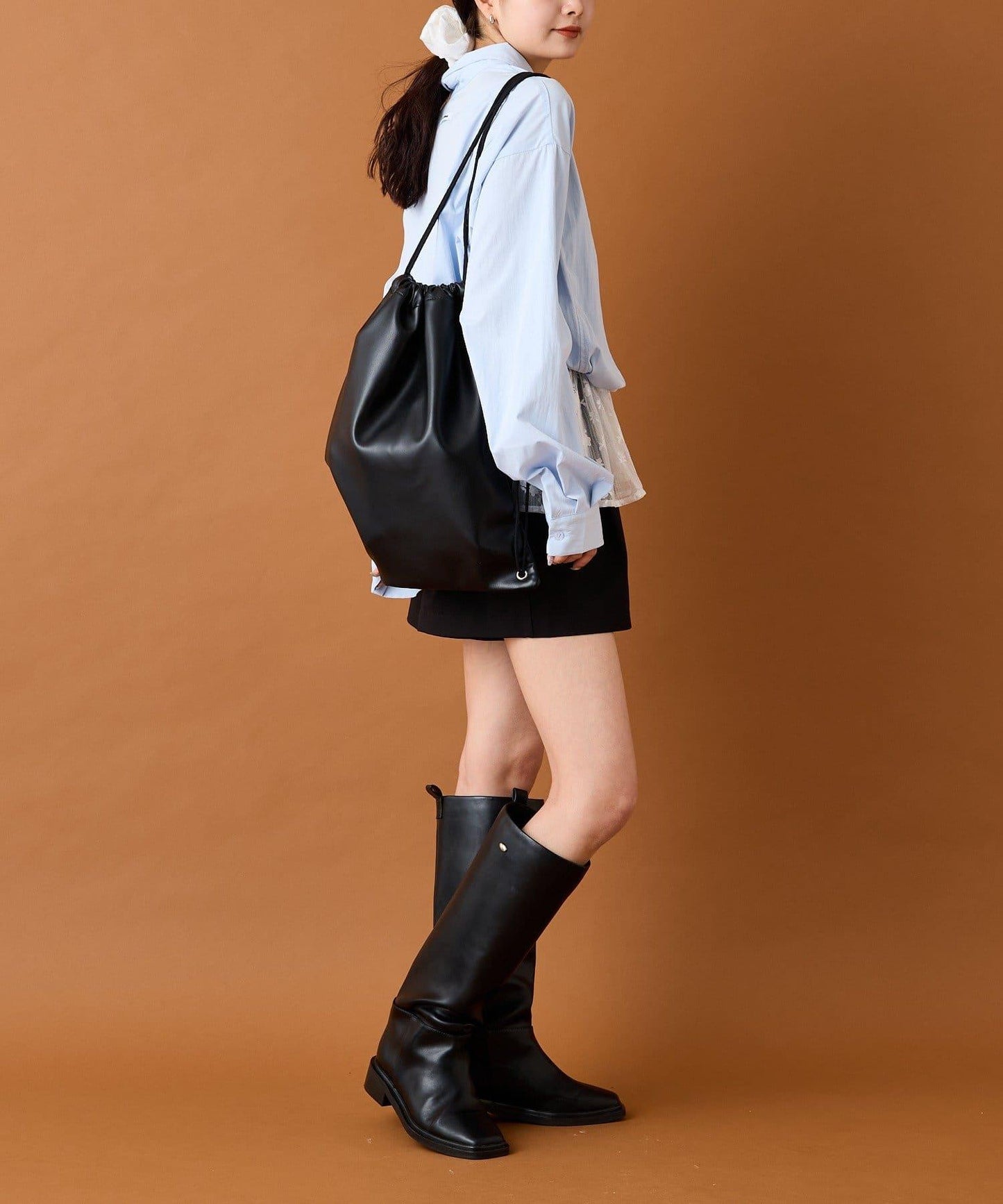 【mystic】蕾絲拼接襯衫