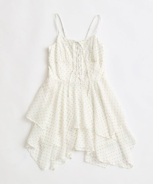 蕾絲吊帶連衣裙