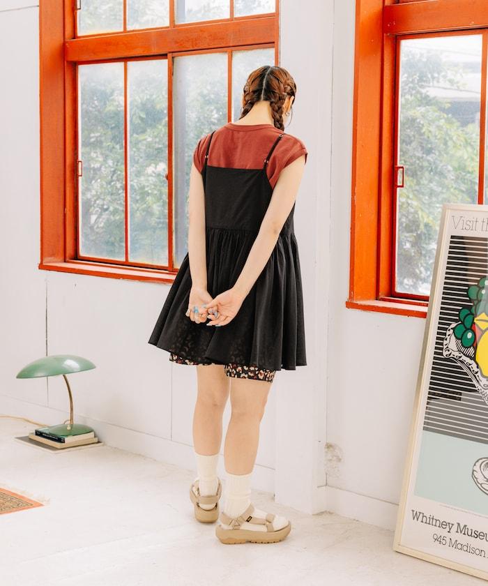 印度卡什米爾吊帶長款束腰襯衫