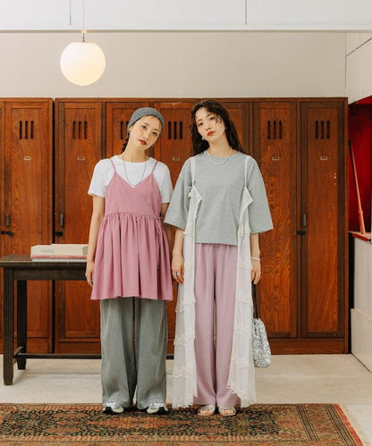 印度卡什米爾吊帶長款束腰襯衫