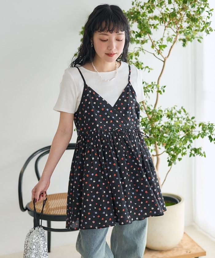 印度卡什米爾吊帶長款束腰襯衫