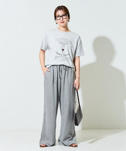 人造纖維丹寧休閒褲