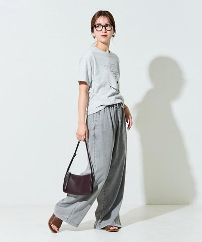 人造纖維丹寧休閒褲