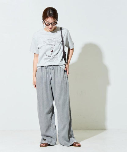 人造纖維丹寧休閒褲