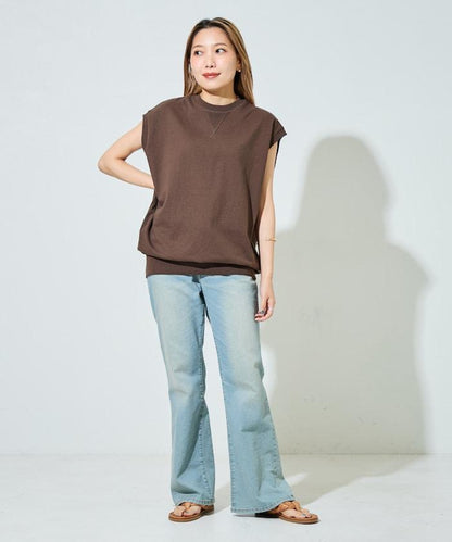 帶威尼斯紋的無袖T恤