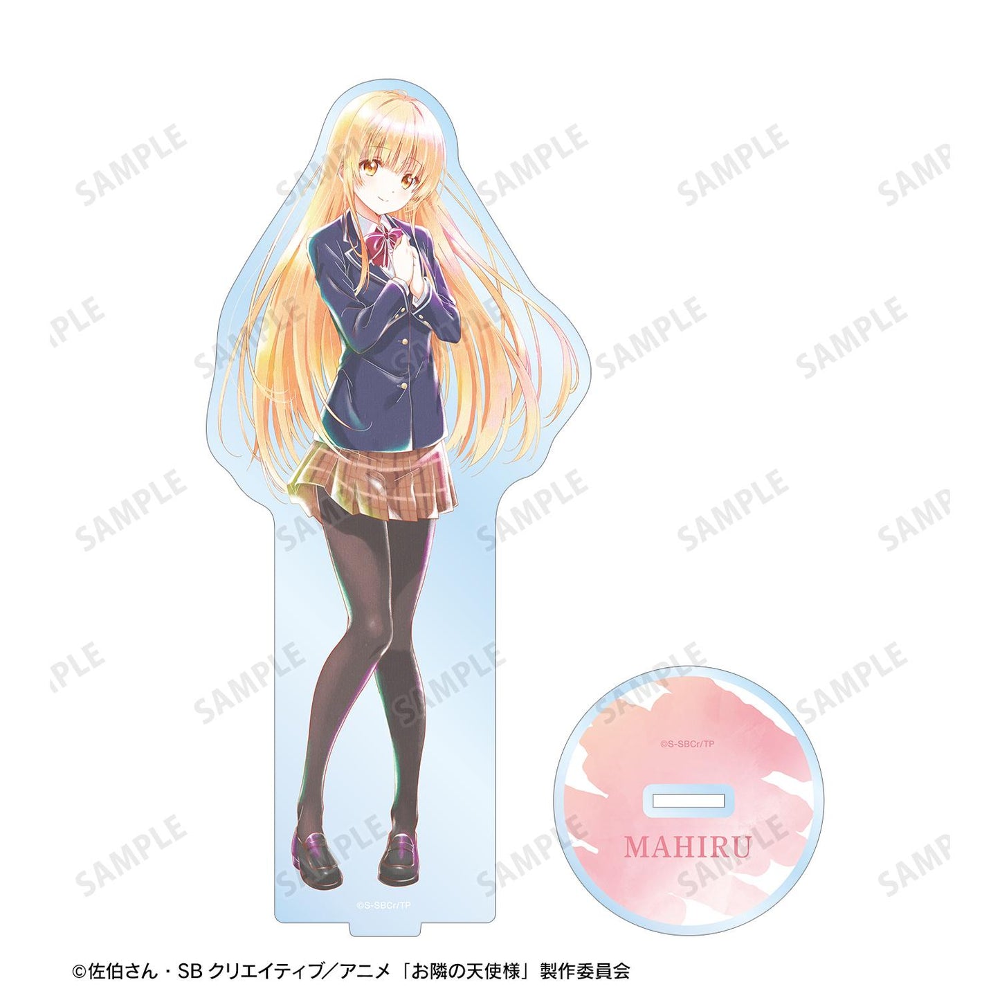 《關於我在無意間被隔壁的天使變成廢柴這件事》_椎名 真晝 Ani-Art aqua label 大號亞克力立牌