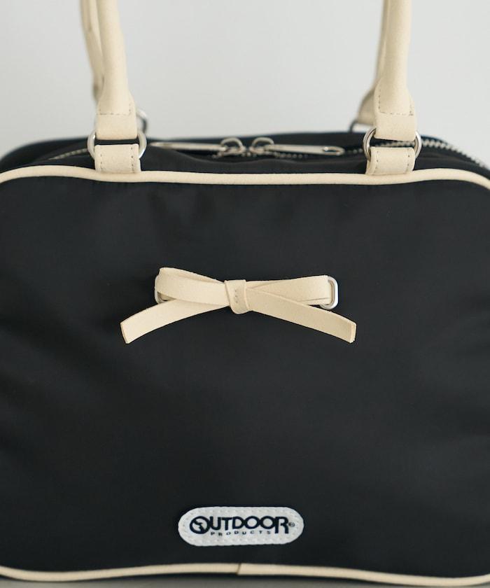 聯名 帶蝴蝶結的尼龍波士頓包