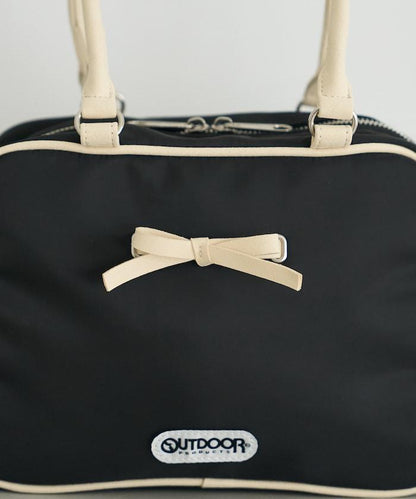 聯名 帶蝴蝶結的尼龍波士頓包