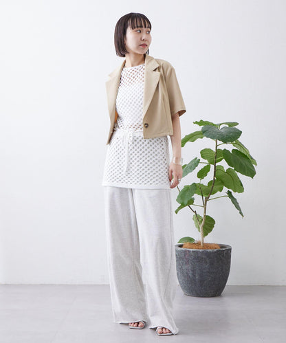 【神秘】方形鉤花迷你裙