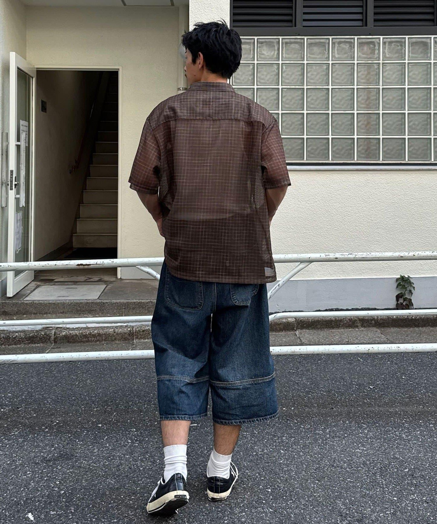 Ciaopanic 網眼拼接圖案短袖襯衫
