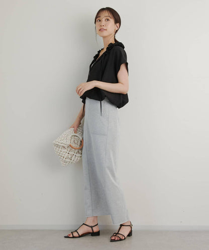 《全方向大人女性感◎》纖維綢緞荷葉邊襯衫