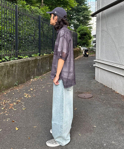 Ciaopanic 網眼拼接圖案短袖襯衫