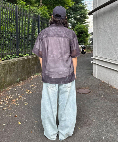 Ciaopanic 網眼拼接圖案短袖襯衫