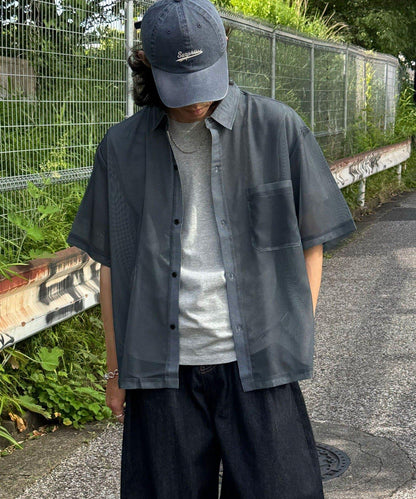 Ciaopanic 網眼拼接圖案短袖襯衫