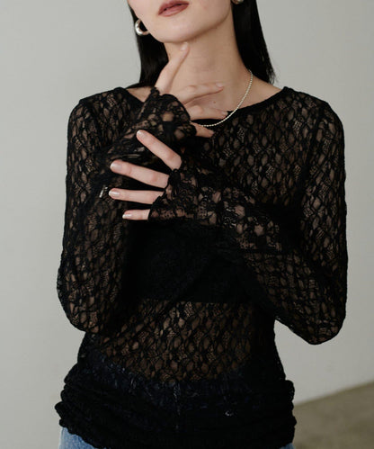 混色拼接切換款套頭衫