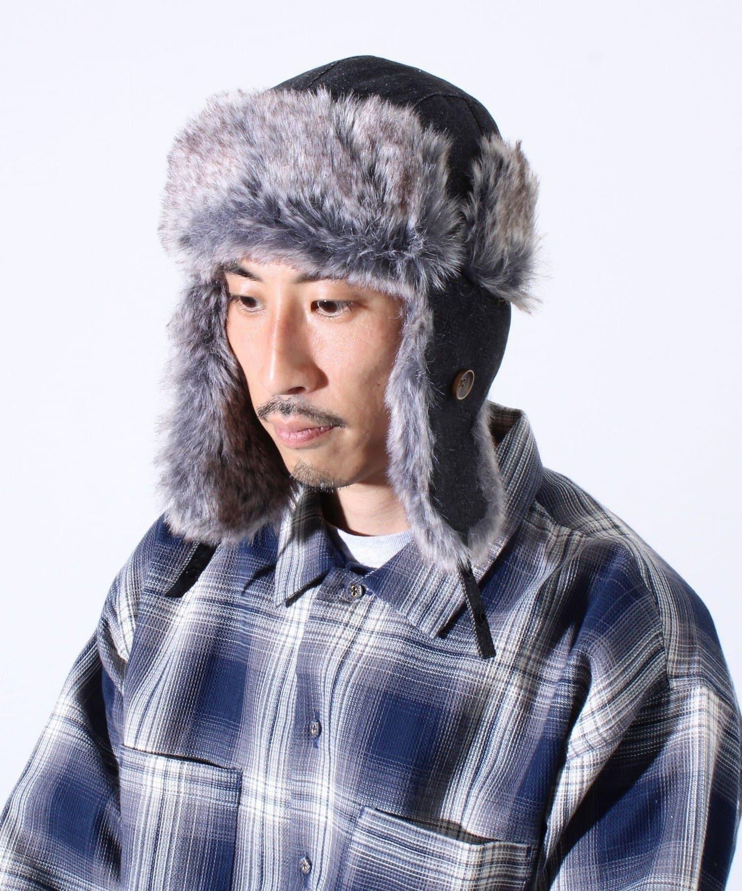 【GLOSTER/格洛斯特】飛行帽 2WAY 尼龍/牛仔布