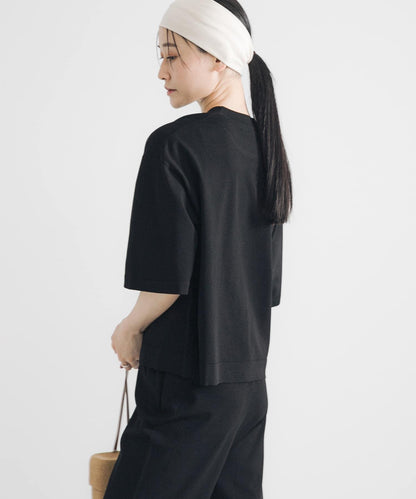 乾爽觸感高密度針織T恤