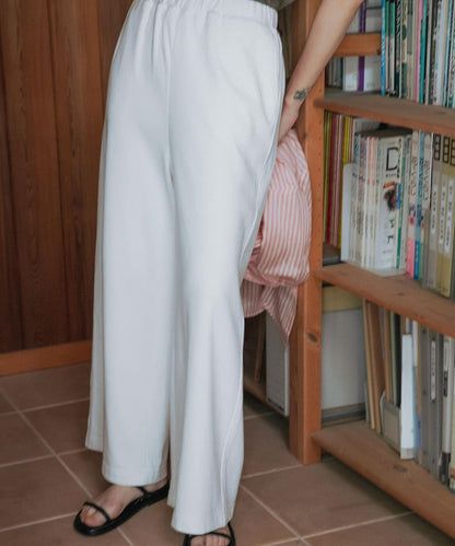 迷你毛圈休閒長褲