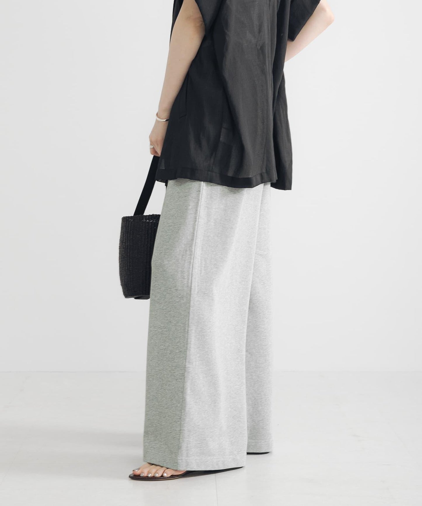 迷你毛圈休閒長褲