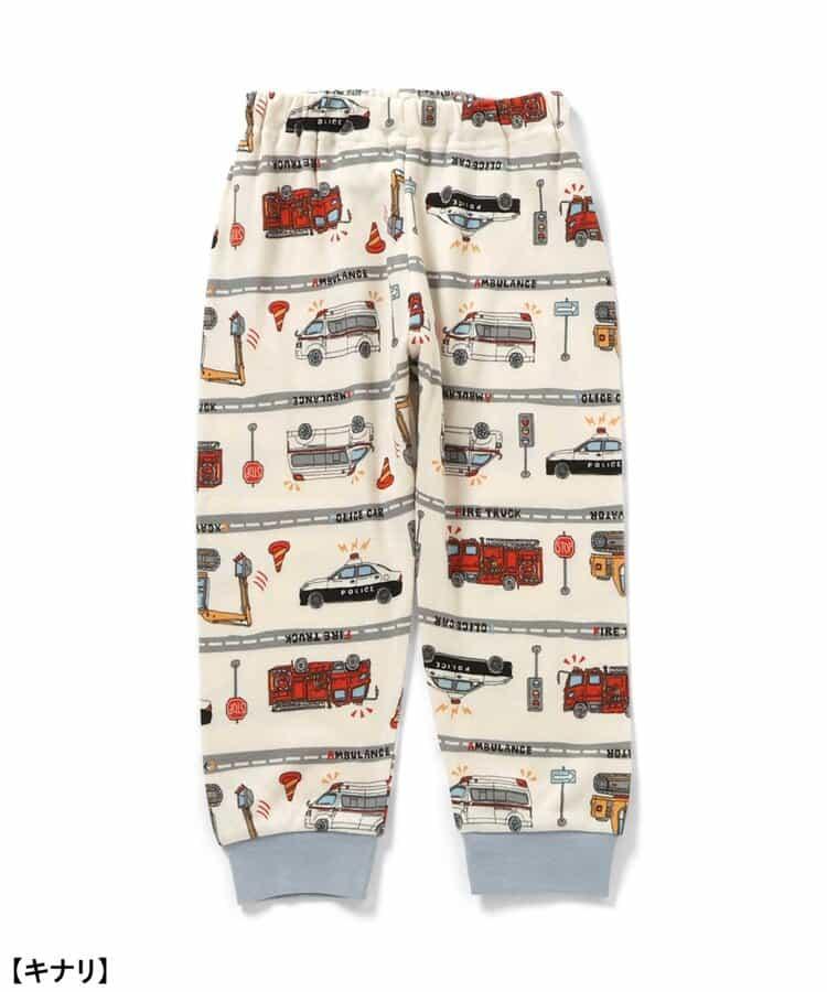 前開襯衫睡衣 工作車邊紋款