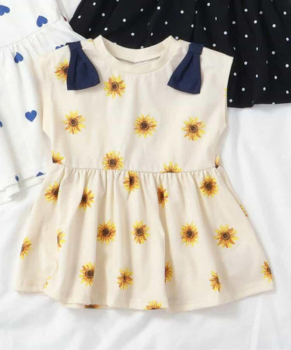 肩膀蝴蝶結荷葉邊T恤_接觸冷感