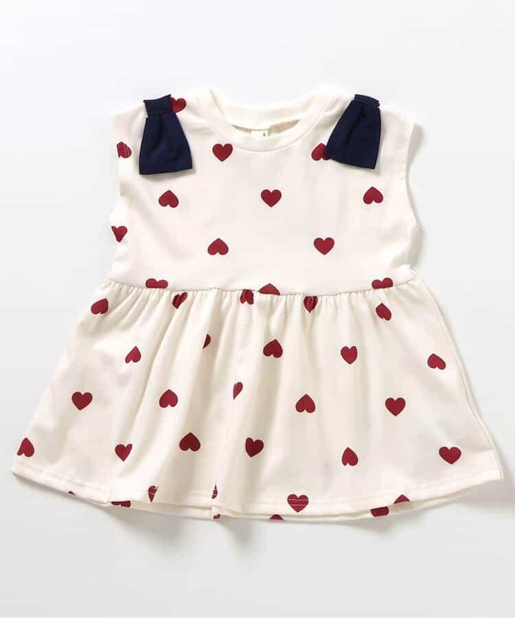 肩膀蝴蝶結荷葉邊T恤_接觸冷感