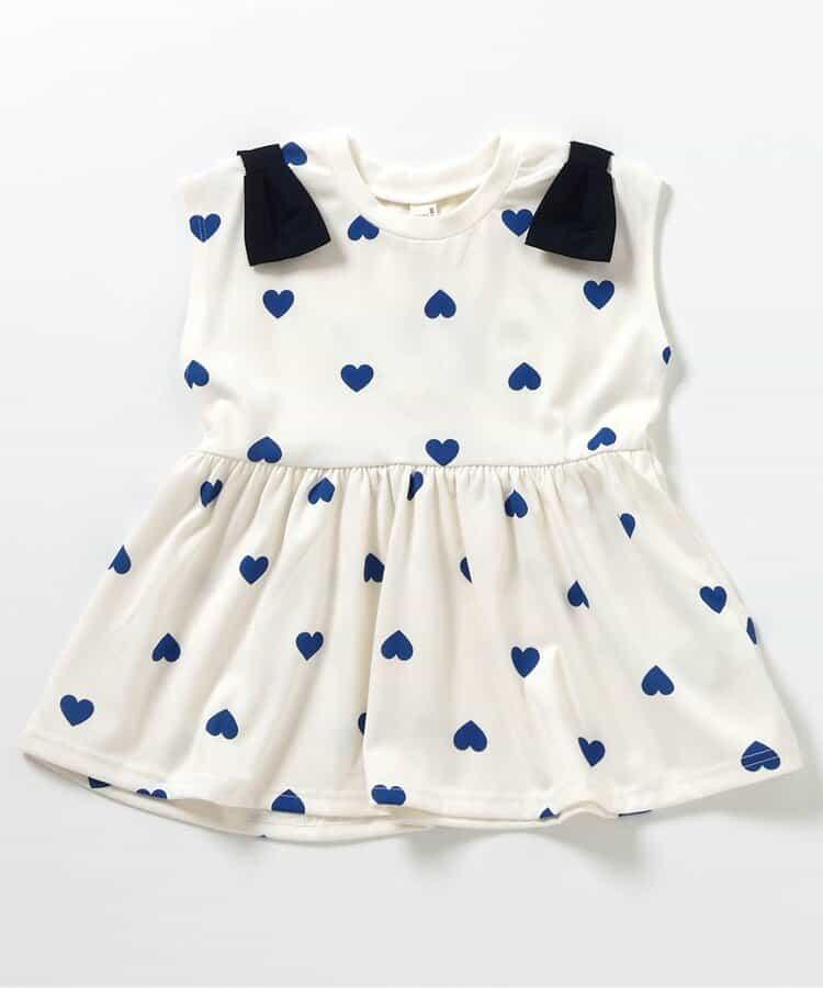 肩膀蝴蝶結荷葉邊T恤_接觸冷感