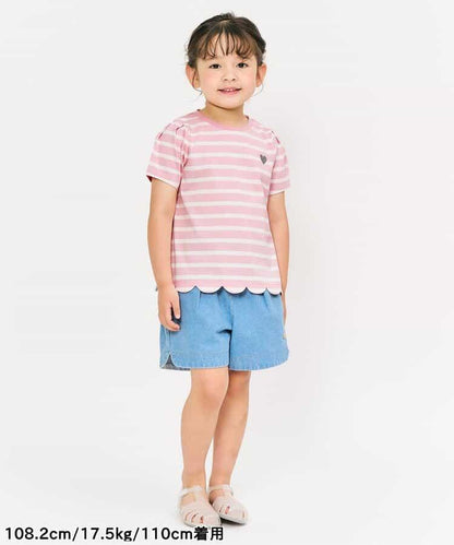 下襬扇邊混搭T恤_接觸冷感