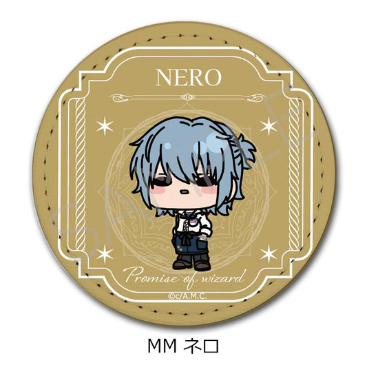 《魔法使的約定》_皮質徽章(圓形) MM 黑色