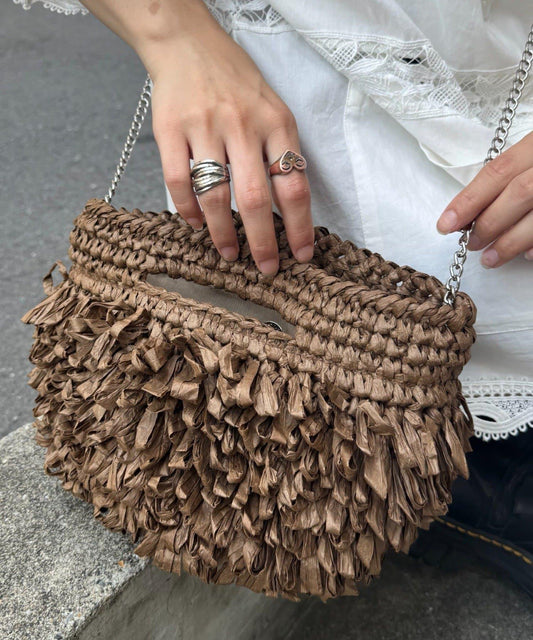 【CIAOPANIC TYPY】【Aguni】紙質流蘇包