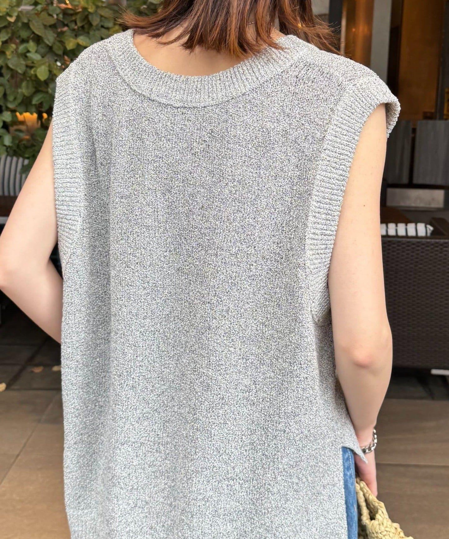 混紡夏季針織馬甲