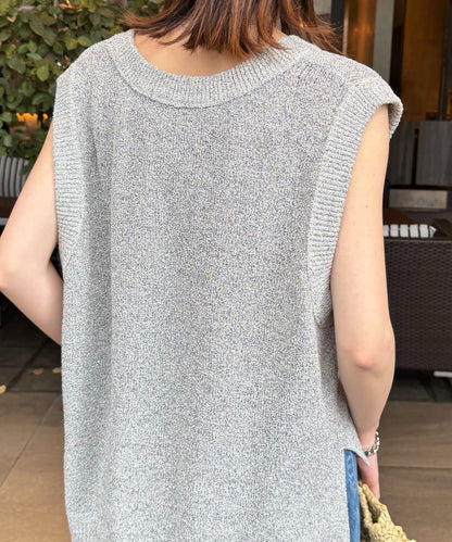 混紡夏季針織馬甲