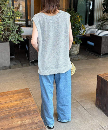 混紡夏季針織馬甲