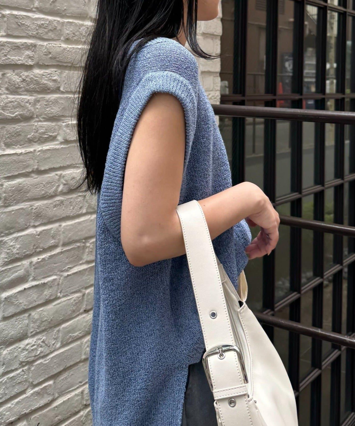 混紡夏季針織馬甲