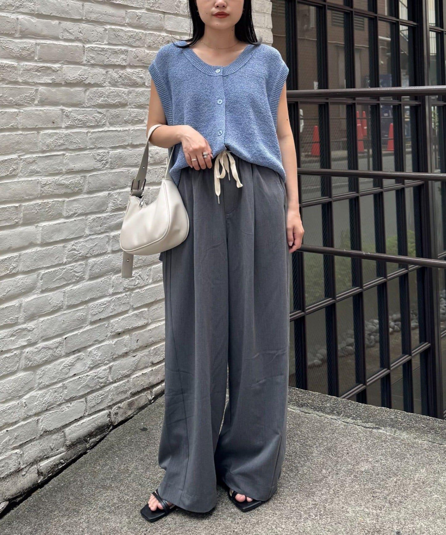 混紡夏季針織馬甲