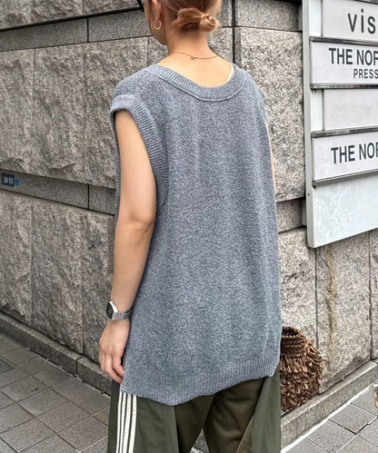 混紡夏季針織馬甲