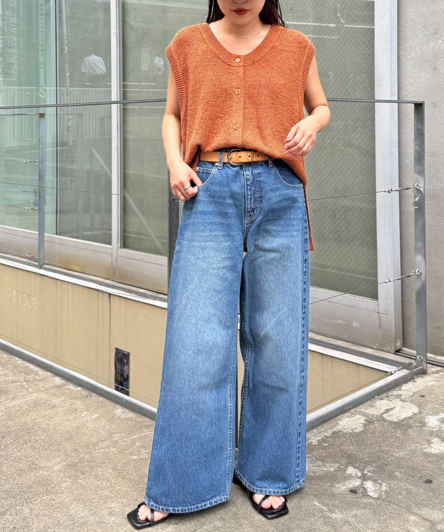 混紡夏季針織馬甲