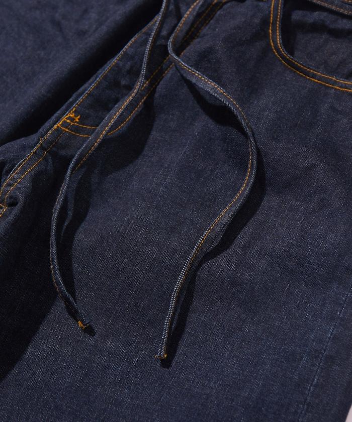 斜紋牛仔寬鬆短褲