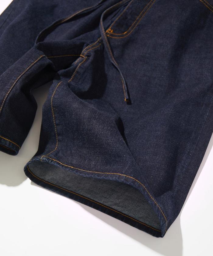 斜紋牛仔寬鬆短褲