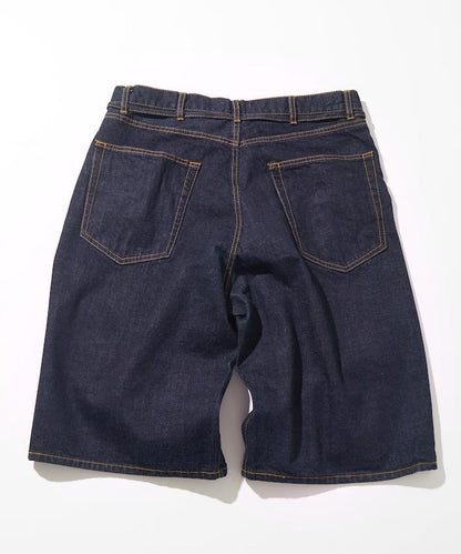 斜紋牛仔寬鬆短褲