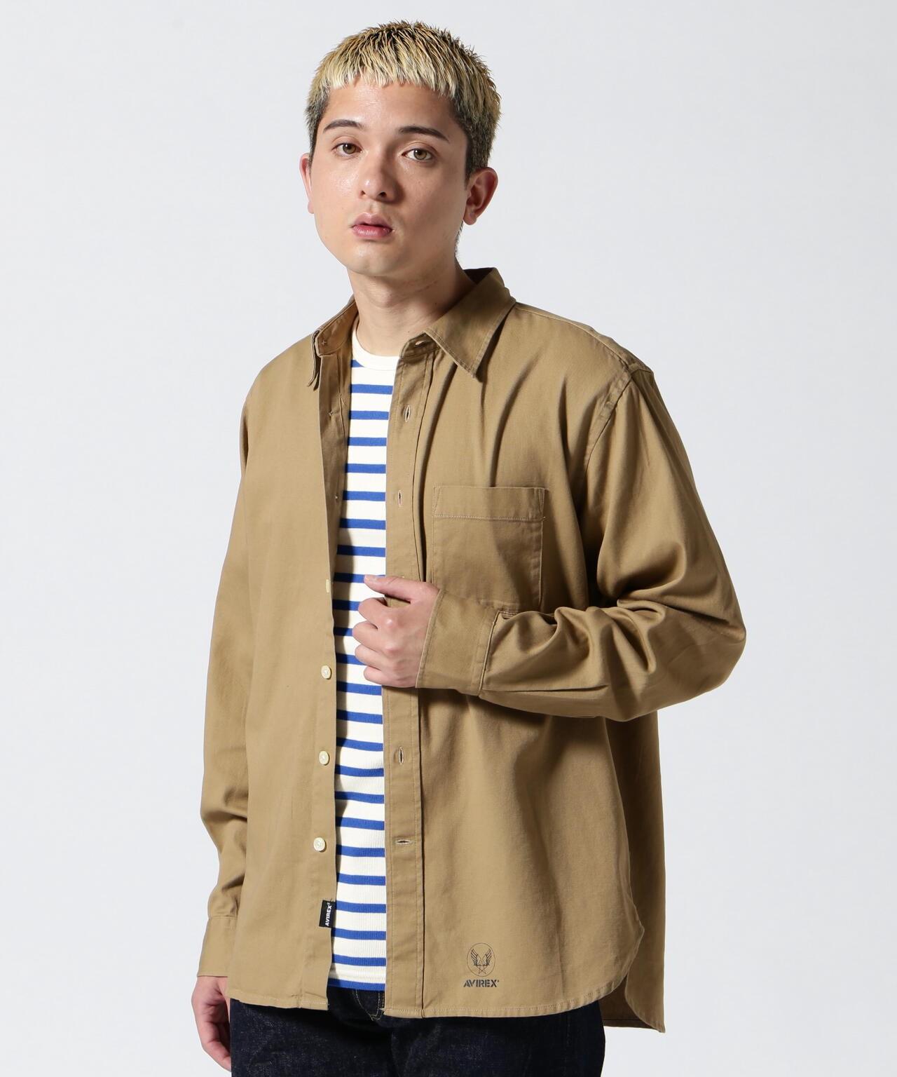 《DAILY/デイリー》日常款長袖常規襯衫