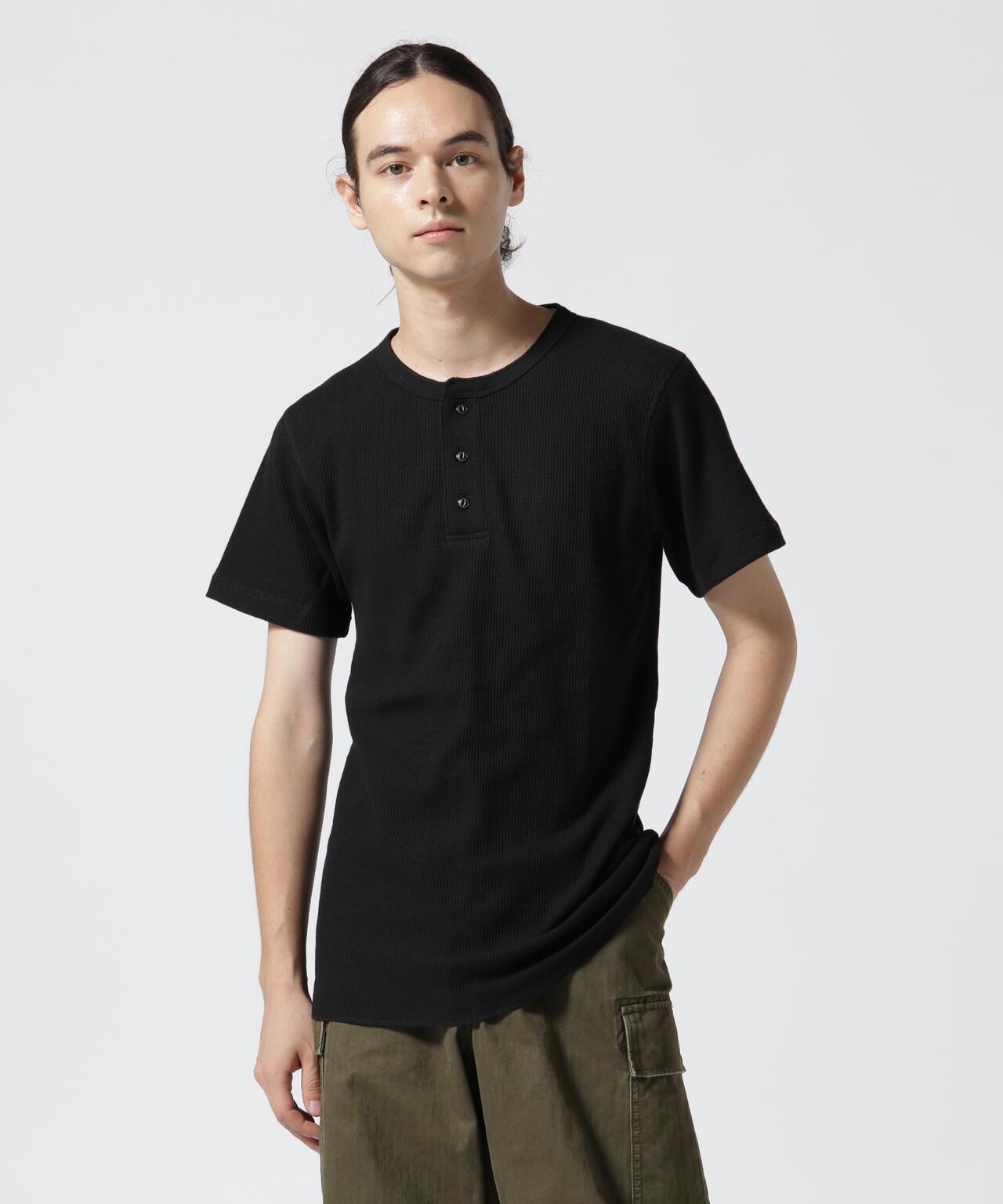 《DAILY/デイリー》 THERMAL HENRY NECK T-SHIRT