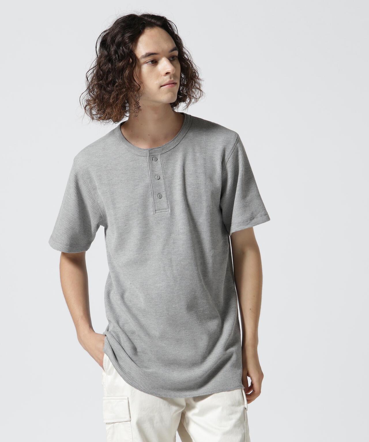 《DAILY/デイリー》 THERMAL HENRY NECK T-SHIRT