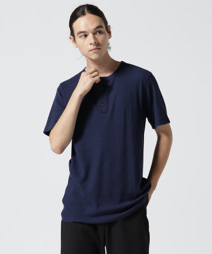 《DAILY/デイリー》 THERMAL HENRY NECK T-SHIRT