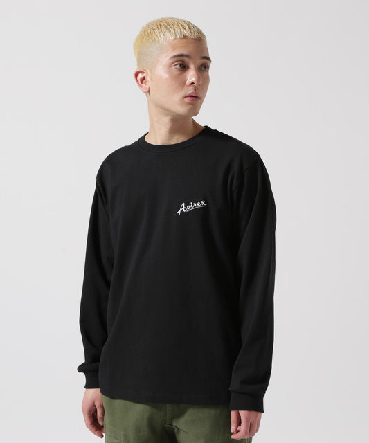 &DEPOT限定 MILITARY MOTIF LONGSLEEVE T-SHIRT