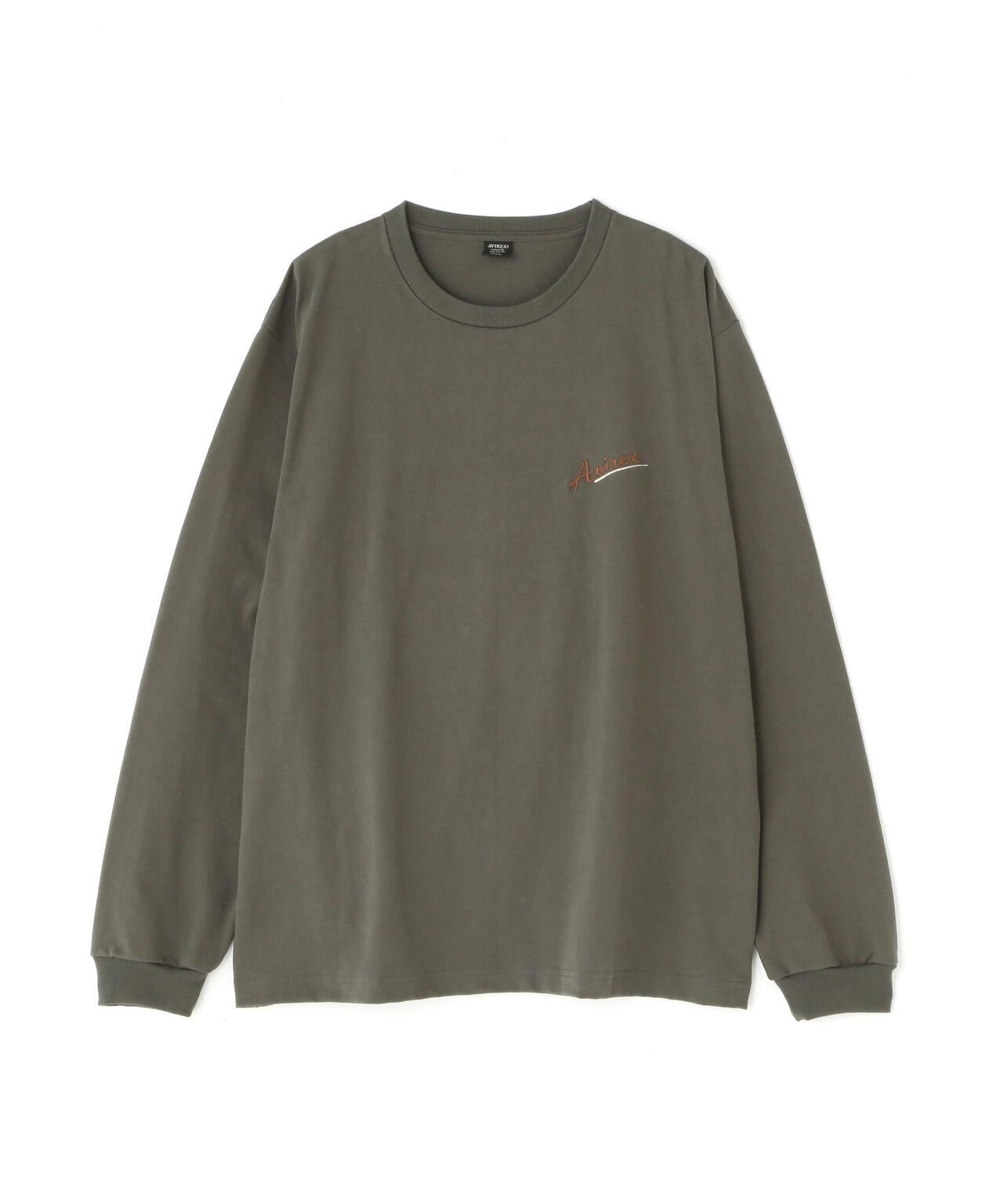 &DEPOT限定 MILITARY MOTIF LONGSLEEVE T-SHIRT