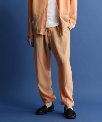 SLUB CHIFFON PANTS/亞麻紗雪紡褲