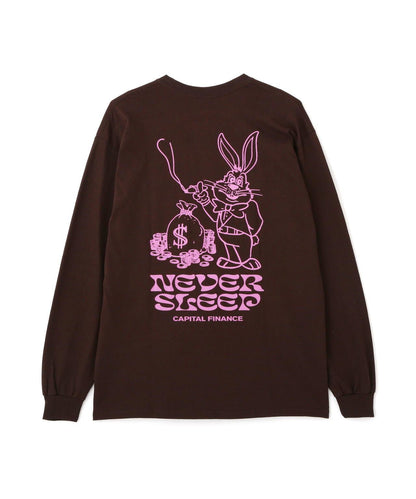 MANASTASH CiTee L/S RABBIT 城市風兔子印花長袖T恤
