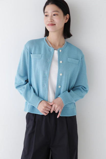 中厚格子開衫